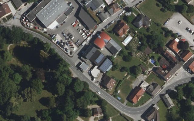 Luftbild von Eni