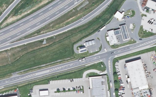 Luftbild von BP Unterweitersdorf